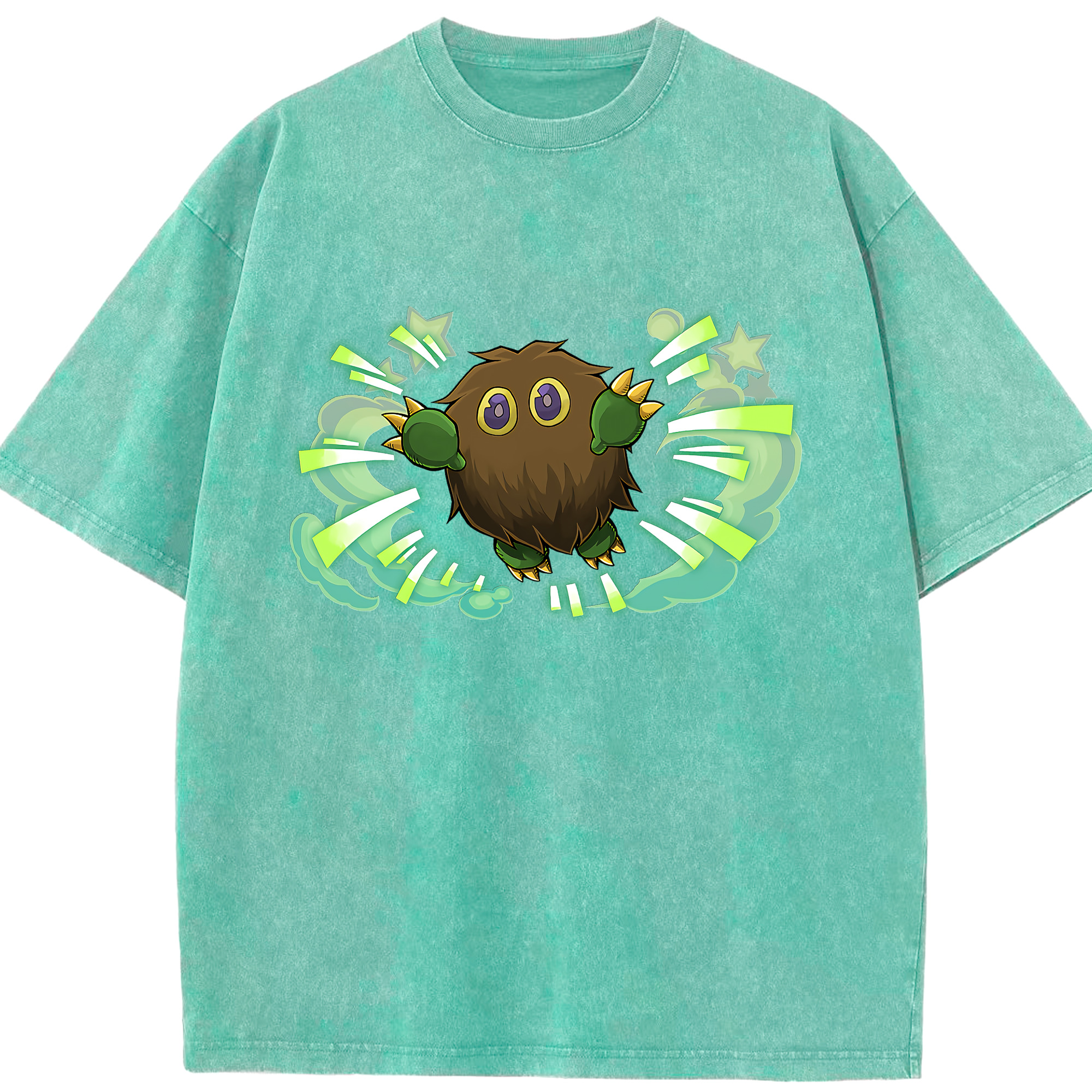 （画像用） 遊☆戯☆王 Yu-Gi-Oh! 綿100% ヴィンテージ風 半袖Tシャツ（フロントプリント）